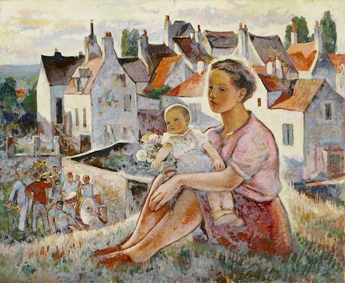 Imro Weiner-Kráľ: Idyla z Bretagne, 1947