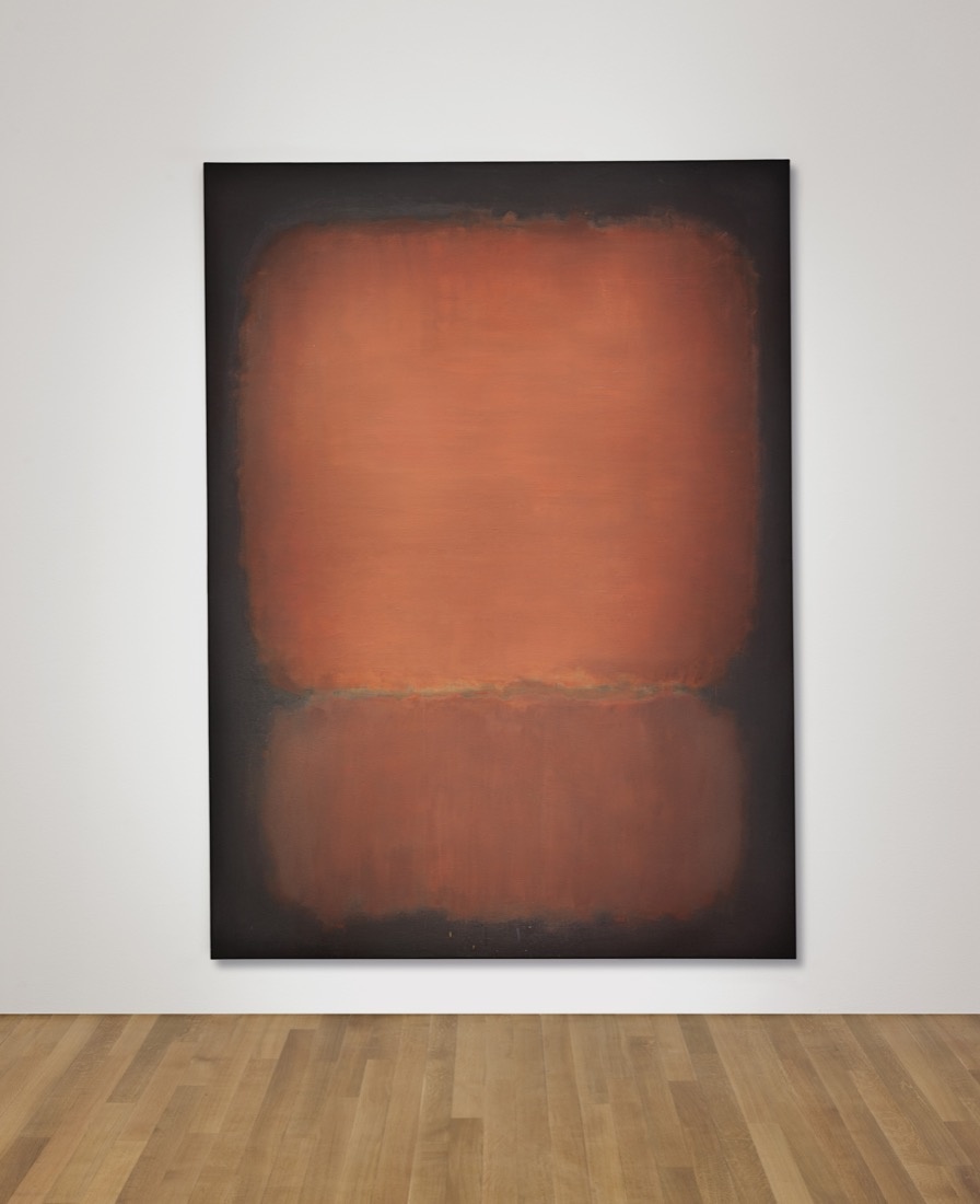 5/ MARK ROTHKO: Č. 10 / 1958  olej na plátně / 239,4 x 175,9 cm  cena: 81 925 000 USD / Christie´s New York 13. 5. 2015