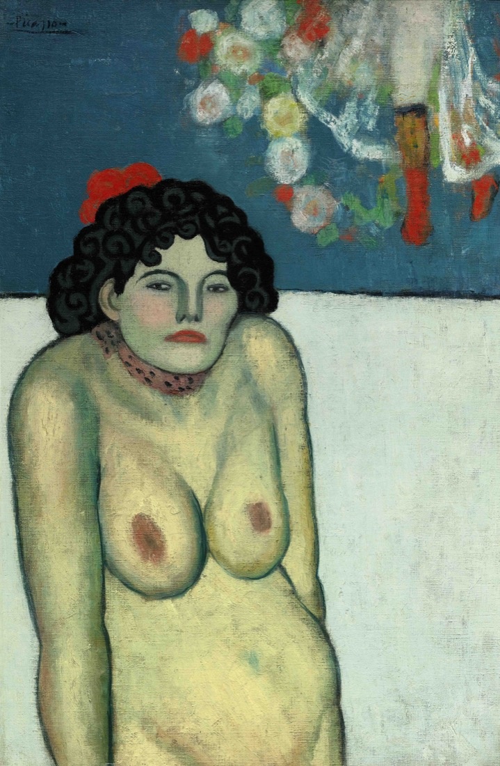 7/ PABLO PICASSO: LA GOMMEUSE / 1901 olej na plátně / 81,3 x 54 cm cena: 67 450 000 USD / Sotheby’s New York 5. 11. 2015