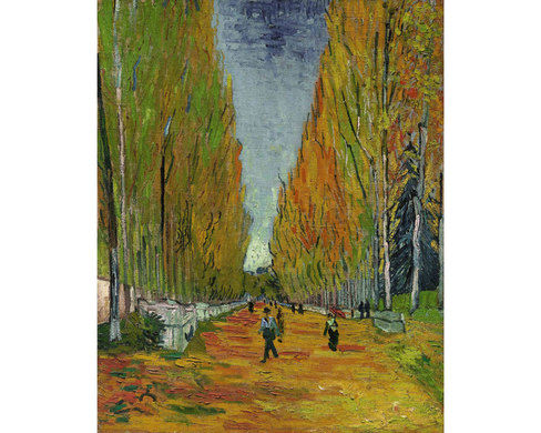 9/ VINCENT VAN GOGH: L'ALLÉE DES ALYSCAMPS / 1888 olej na plátně / 91,7 x 73,5 cm cena: 66 330 000 USD / Sotheby's New York 5. 5. 2015