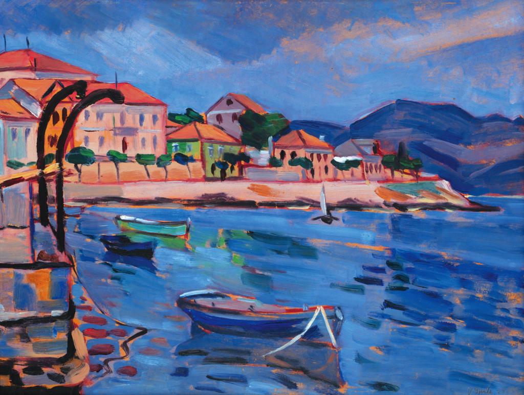 Václav Špála: Z Korčuly / 1923 olej na lepence / 50 x 65 cena: 2 240 000 Kč