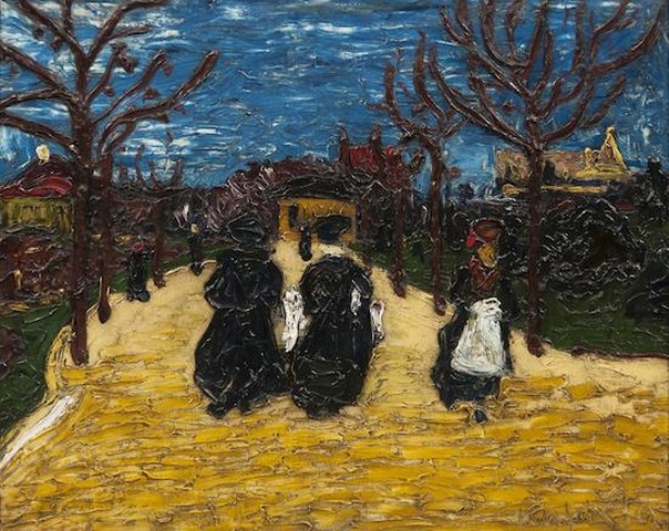 Bohumil Kubišta: Riegrovy sady, 1908, olej na plátně, 45 x 55 cm, cena: 14 160 000 Kč