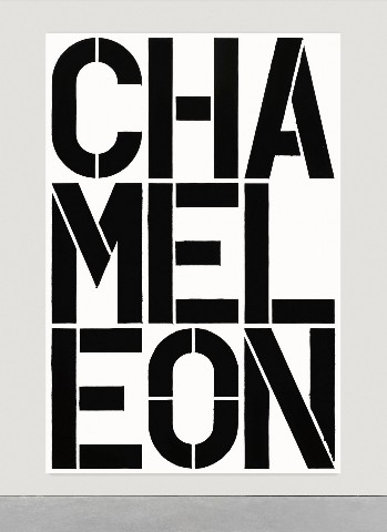 Christopher Wool: Untitled / 1990 akryl a email na hliníkové desce 243.8 x 162.6 cm odhadní cena: 14 - 18 000 000 USD