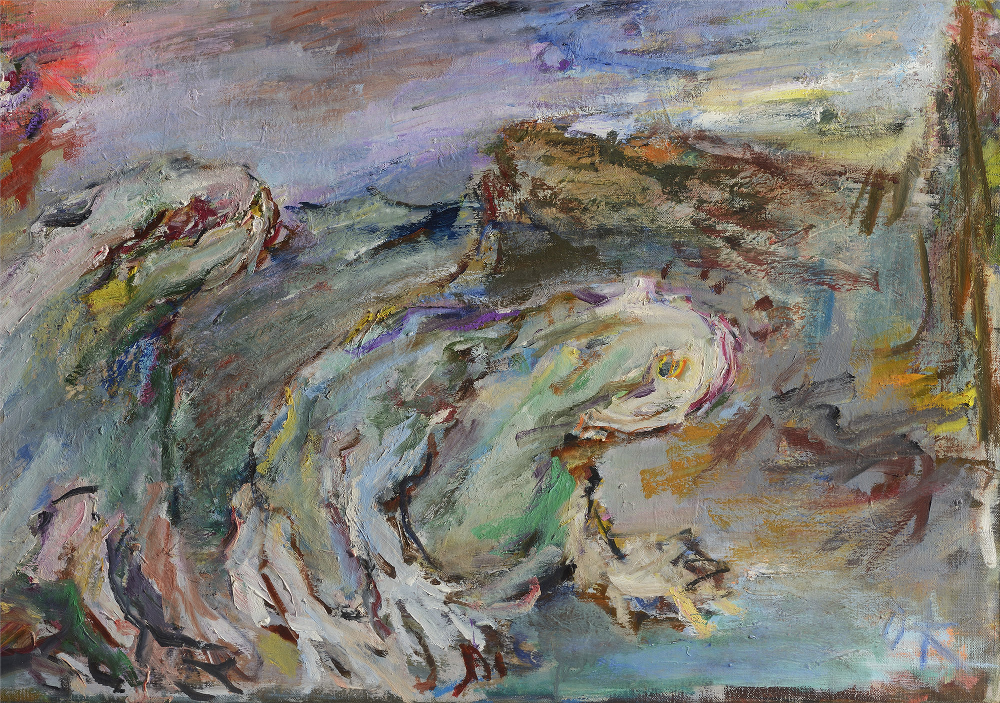 Oskar Kokoschka: Žáby, 1968