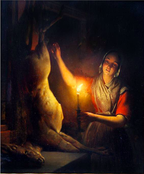 Petr van Schendel: Po lovu, 1842