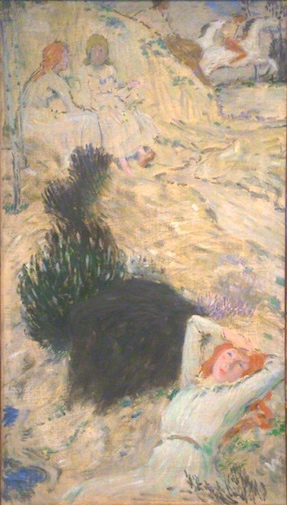 Jan Preisler: Tři dívky v lese, 1905-06