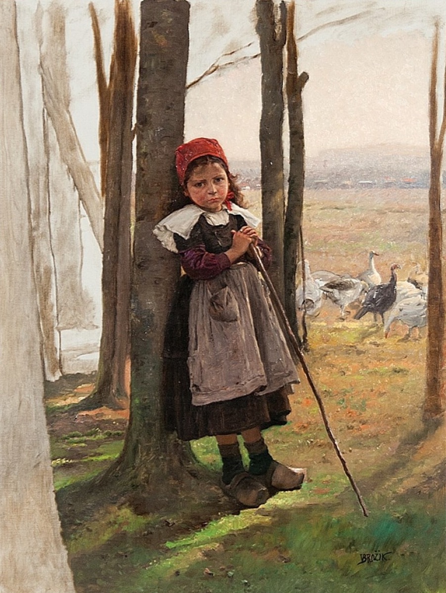 Václav Brožík: Husopaska, 1888–89