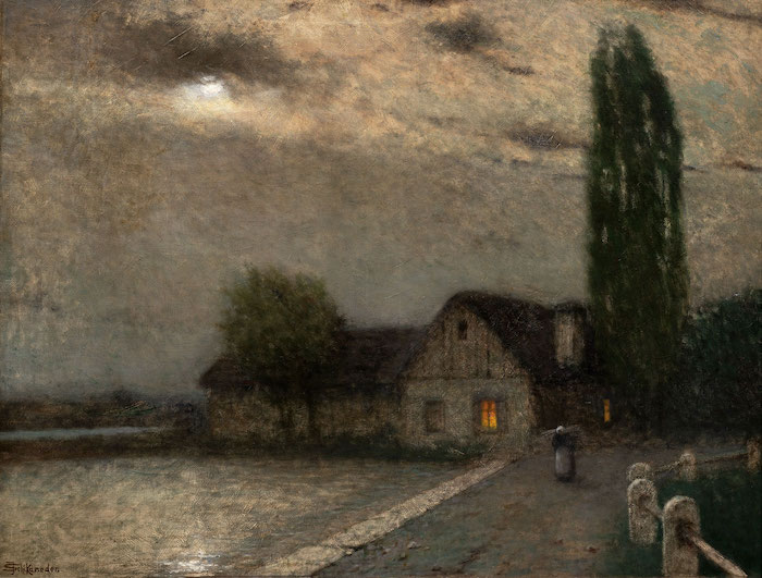 Jakub Schikaneder: Měsíc nad chatami, 1910–15