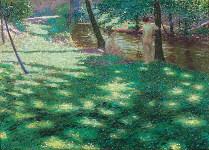 Antonín Hudeček: Koupání, 1900