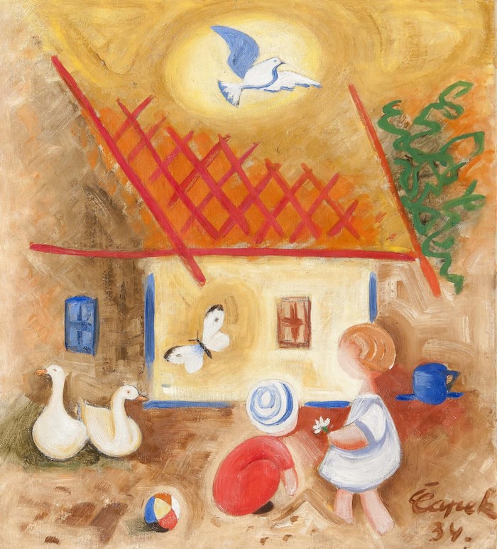 Josef Čapek: Dvoreček, 1934