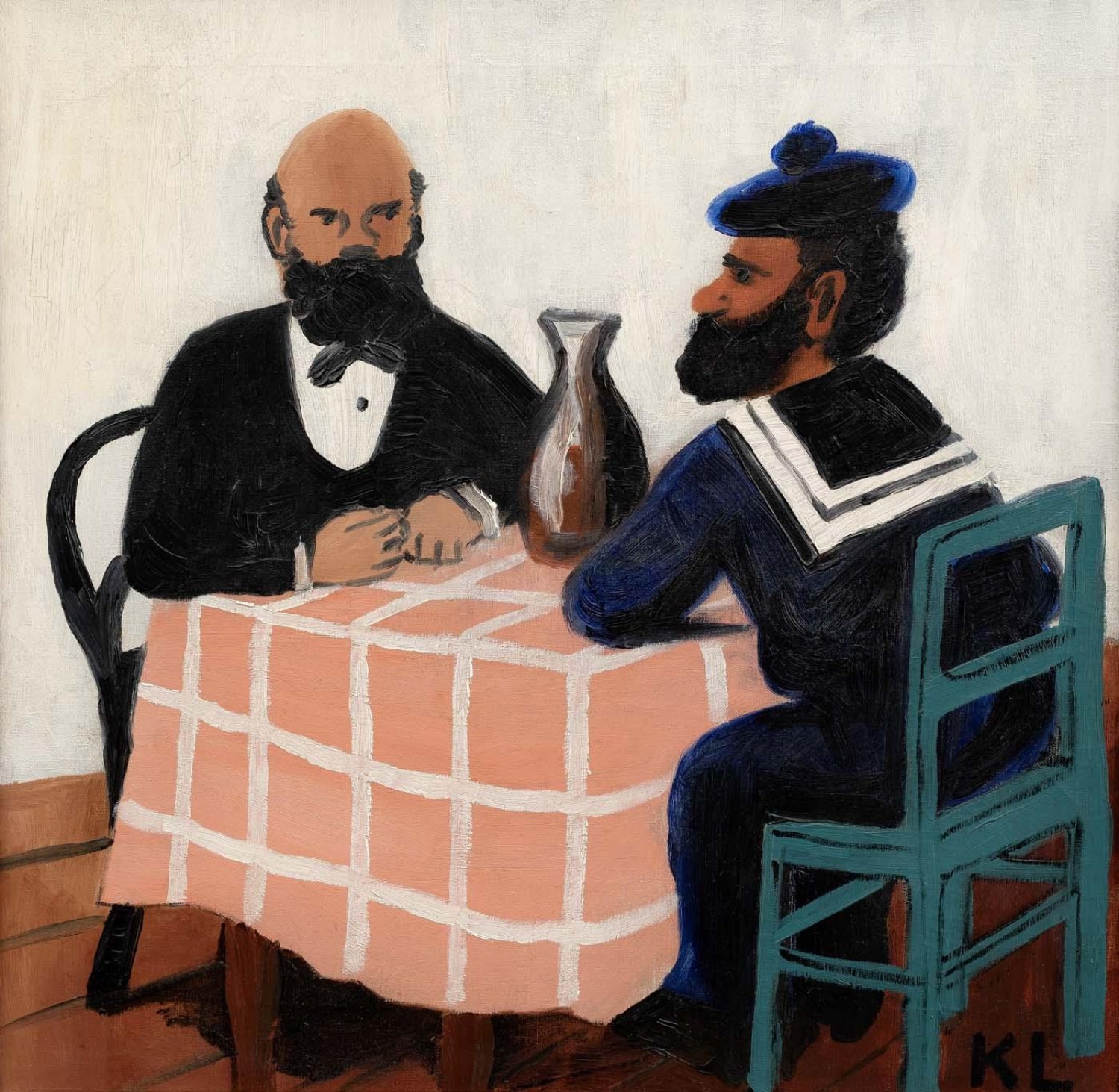 Kamil Lhoták: Příběhy z cest, 1937, olej na plátně, 60 x 60 cm, cena 1 200 000 Kč, Galerie Kodl 29.11. 2020