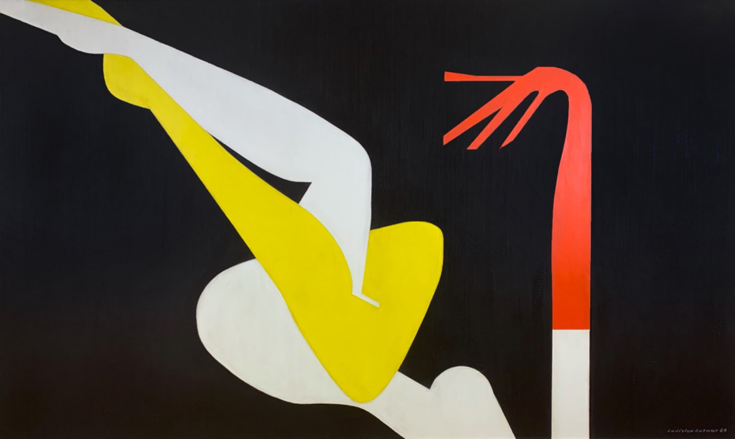 Ladislav Sutnar: Venuše, 1964, akryl na masonitu, 109,5 × 180 cm, cena: 1 652 000 Kč