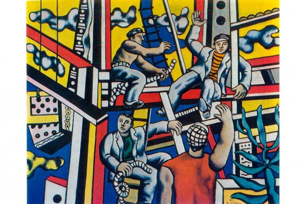 Fernand Léger: Konstruktéři / olej na plátně / 1950 / 108.2 x 138.2 cm / odhad: $16-22 mil / Christie‘s 5. 11. 2014